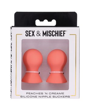 Sex & Mischief Peaches ‘n CreaMe Silicone Nipple Suckers by Sex & Mischief product image