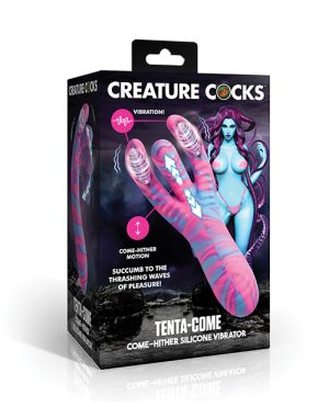 Creature Cocks Tenta-Come Come-Hither Tentacle Silicone Vibrator by Creature Cocks product image