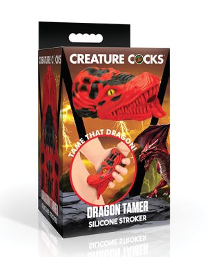 Creature Cocks Dragon Tamer Silicone Stroker – Red by Creature Cocks product image