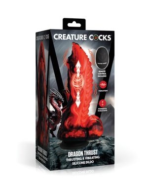 Creature Cocks Dragon Thrust Thrusting & Vibrating Silicone Dildo by Creature Cocks product image