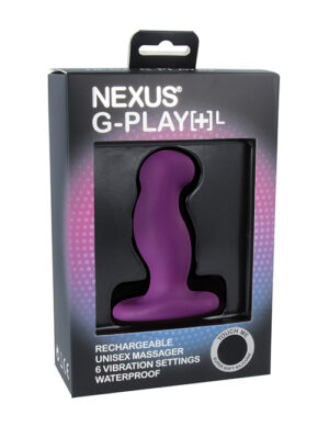 Nexus GPLAYLRG Unisex Rechargeable Vibrator – Purple by Nexus product image