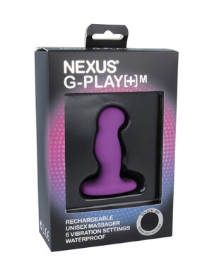 Nexus GPLAYMED Unisex Rechargeable Vibrator – Purple by Nexus product image