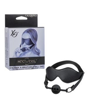 Nocturnal Collection Eye Mask & Breathable Ball Gag by Nocturnal product image