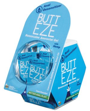 Butt Eze Desensitizing Lubricant w/Hemp Seed Oil Sample Packet – Bowl of 50 by Butt Eze product image