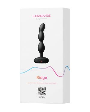 Lovense Ridge Bumpy Anal Plug – Black by Lovense product image