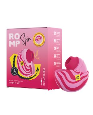 ROMP SPIN Travel Rechargeable Clitoral Stimulator – Pink by ROMP product image