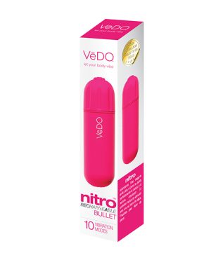 VeDO Nitro Rechargeable Bullet Vibe – Pink by VeDO product image