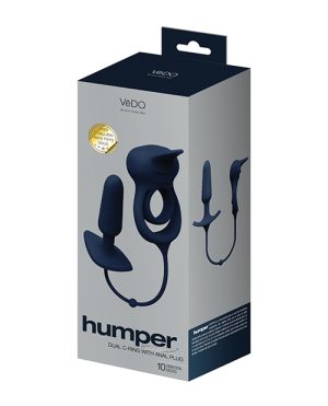 VeDO Humper Rechargeable Dual C-Ring w/Anal Plug – Black by VeDO product image