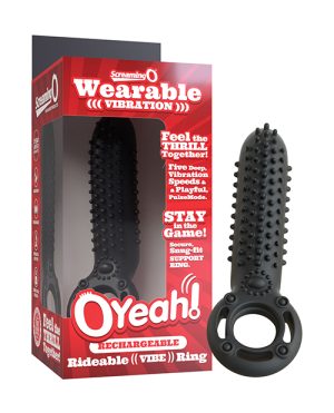 Screaming O Rechargeable O Yeah Silicone – Black by Screaming O product image
