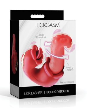 Lickgasm Lick Lasher Licking Vibrator – Red by Lickgasm product image