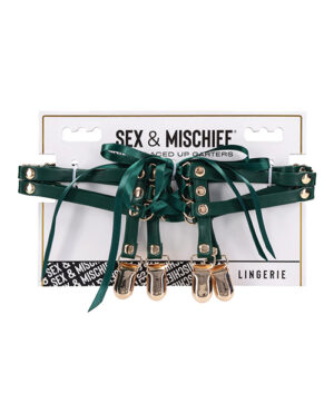Sex & Mischief Indica Laced Up Garters by Sex & Mischief product image