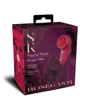 Secret Kisses Rosegasm Playful Petal Finger Vibe – Red by Secret Kisses product image