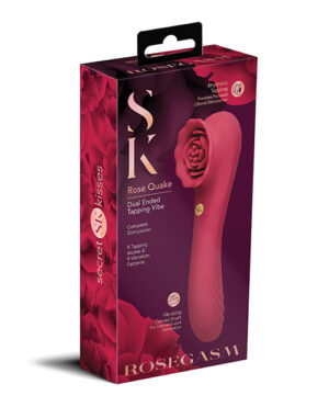 Secret Kisses Rosegasm Rose Quake Dual Ended Tapping Vibe by Secret Kisses product image