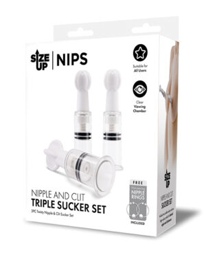 Size Up Nipple & Clit Triple Sucker Set by Size Up product image
