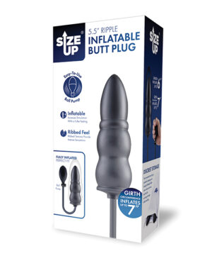 Size Up 5.5 Inch Ripple Inflatable Butt Plug by Size Up product image