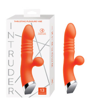 Nasstoys Intruder Thrusting Pleasure Vibe – Tangerine by Nasstoys product image