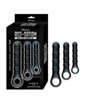 Nasstoys Ass-Sation Anal Wand Training Kit – Black by Nasstoys product image