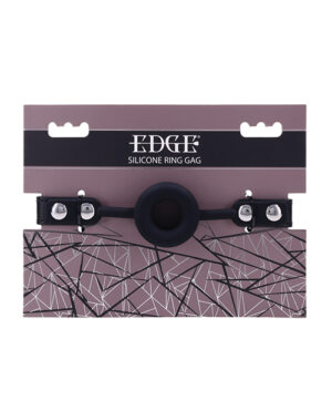 Edge Silicone Ring Gag – Black by Edge product image