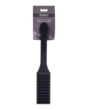 Edge Spiked Silicone Paddle – Black by Edge product image