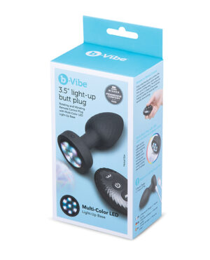 b-Vibe 3.5″ Light-up Butt Plug by b-vibe product image