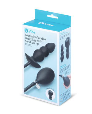 b-Vibe Beaded Inflatable Anal Plug w/Hand Pump by b-vibe product image