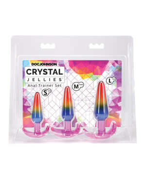 Crystal Jellies Anal Trainer Set – Rainbow by Crystal Jellies product image