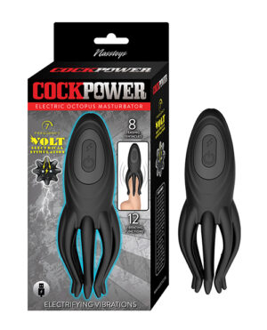 Nasstoys Cockpower Electric Octopus Masturbator – Black by Nasstoys product image