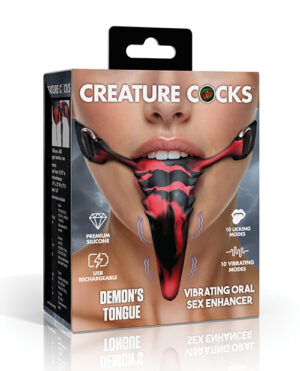 Creature Cocks Vibrating Demon’s Tongue – Red by Creature Cocks product image