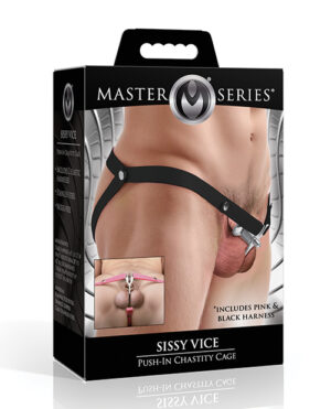 Master Series Sissy Vice Push-In Chastity Cage by Master Series product image