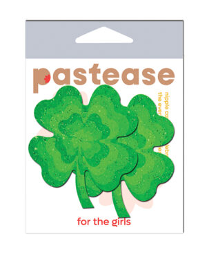 Pastease Four Leaf Clover Glitter Velvet Pumping Shamrock – Green O/S by Pastease product image