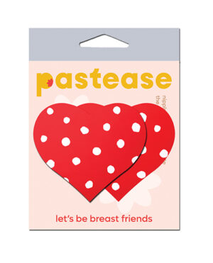 Pastease Heart w/Polka Dot – Red/White O/S by Pastease product image