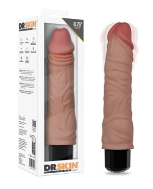 Blush Dr. Skin Dr. Hunt 8.75″ Vibrating Dildo – Beige by Dr. Skin product image
