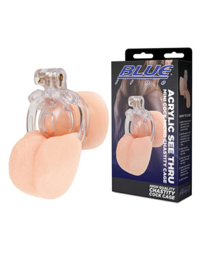 Acrylic See Thru Mini Cock Micro Chastity Cage by Blue Line product image