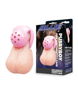 Pussyboy Pink Mini Chastity Cage by Blue Line product image
