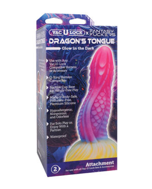Vac-U-Lock x Fantasy Fuckers Dragon’s Tongue – Multi-Colored by Vac-U-lock product image