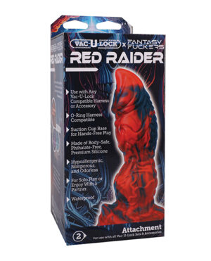 Vac-U-Lock x Fantasy Fuckers Red Raider – Red/Black by Vac-U-lock product image