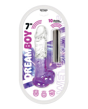 Wet Dreams Dream Boy 7″ Jelly Vibrator – Purple by Wet Dreams product image