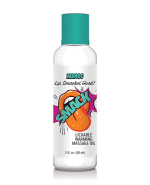 Smack Lickable Warming Massage Oil – Mango 2 oz by Smack product image