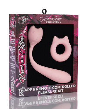 Natalie’s Toy Box Purrs Like A Kitten App & Remote Controlled Pleasure Kit – Pink by Like A Kitten product image