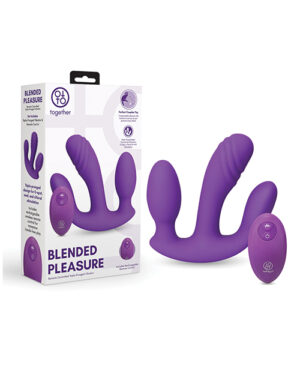 Together Blended Pleasure Remote Controlled Triple-Pronged Vibrator by Together product image