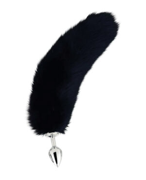 Fox Tail Medium Plug – Black by Pinkelephant product image