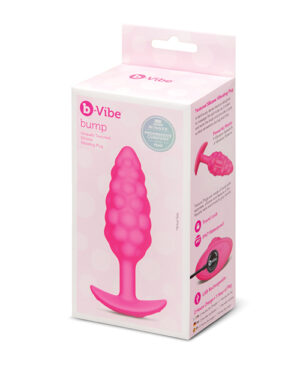 b-Vibe Bump Texture Plug – Pink by b-vibe product image