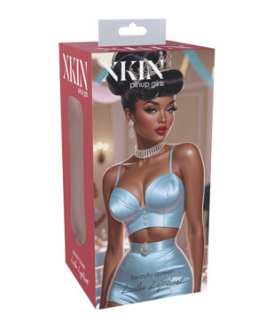 Shots Xkin Pinup Lulu Liplust Small Masturbator – Brown by Xkin product image