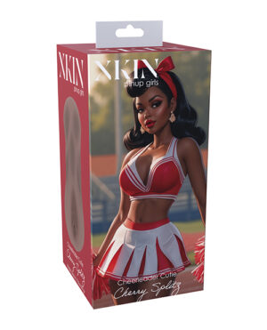 Shots Xkin Pinup Cherry Splitz Large Masturbator – Brown by Xkin product image