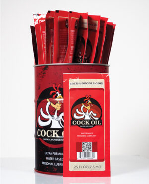 Cock Oil Collectors Edition Cock Oil Branded Drum With 25 Foil Packets by Cock Oil product image