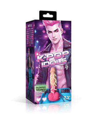 K Pop Idols Silicone Dildo w/Balls #1