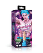 K Pop Idols Silicone Dildo w/Balls #3 by XR Brands product image