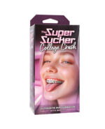 DJ0684-54 The Super Sucker College Crush ULTRASKYN Masturbator w/Braces by Doc Johnson product image