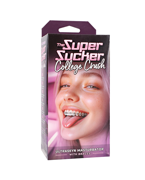 DJ0684-54 The Super Sucker College Crush ULTRASKYN Masturbator w/Braces by Doc Johnson product image