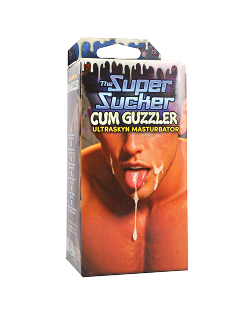 DJ0684-56 The Super Sucker Cum Guzzler Male Mouth ULTRASKYN Masturbator by Doc Johnson product image